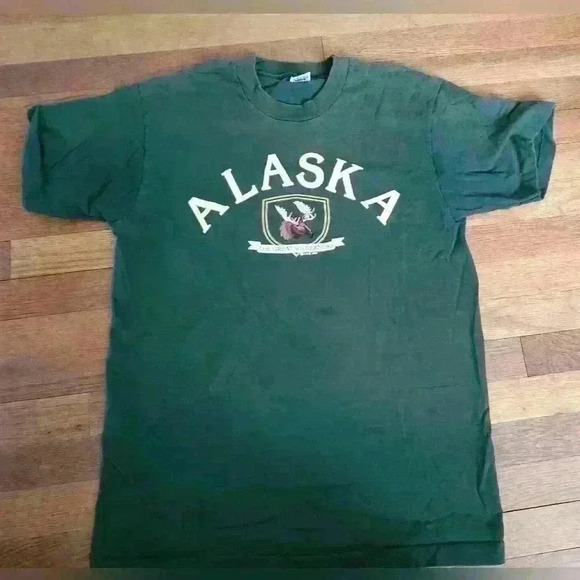 Vintage 90s Alaska Tee - Picture 1 of 4